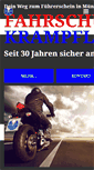 Mobile Screenshot of fahrschule-krampfl.de